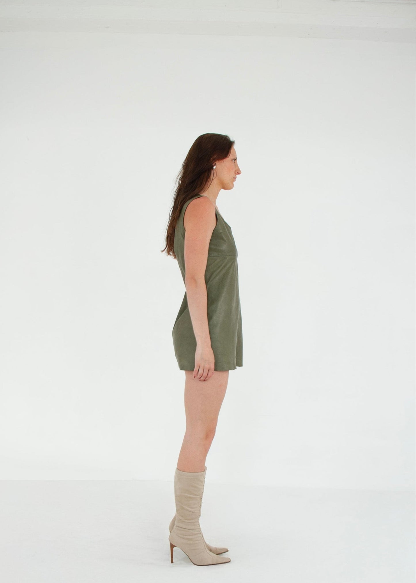 The Mini Dress BUD right leather 76cm