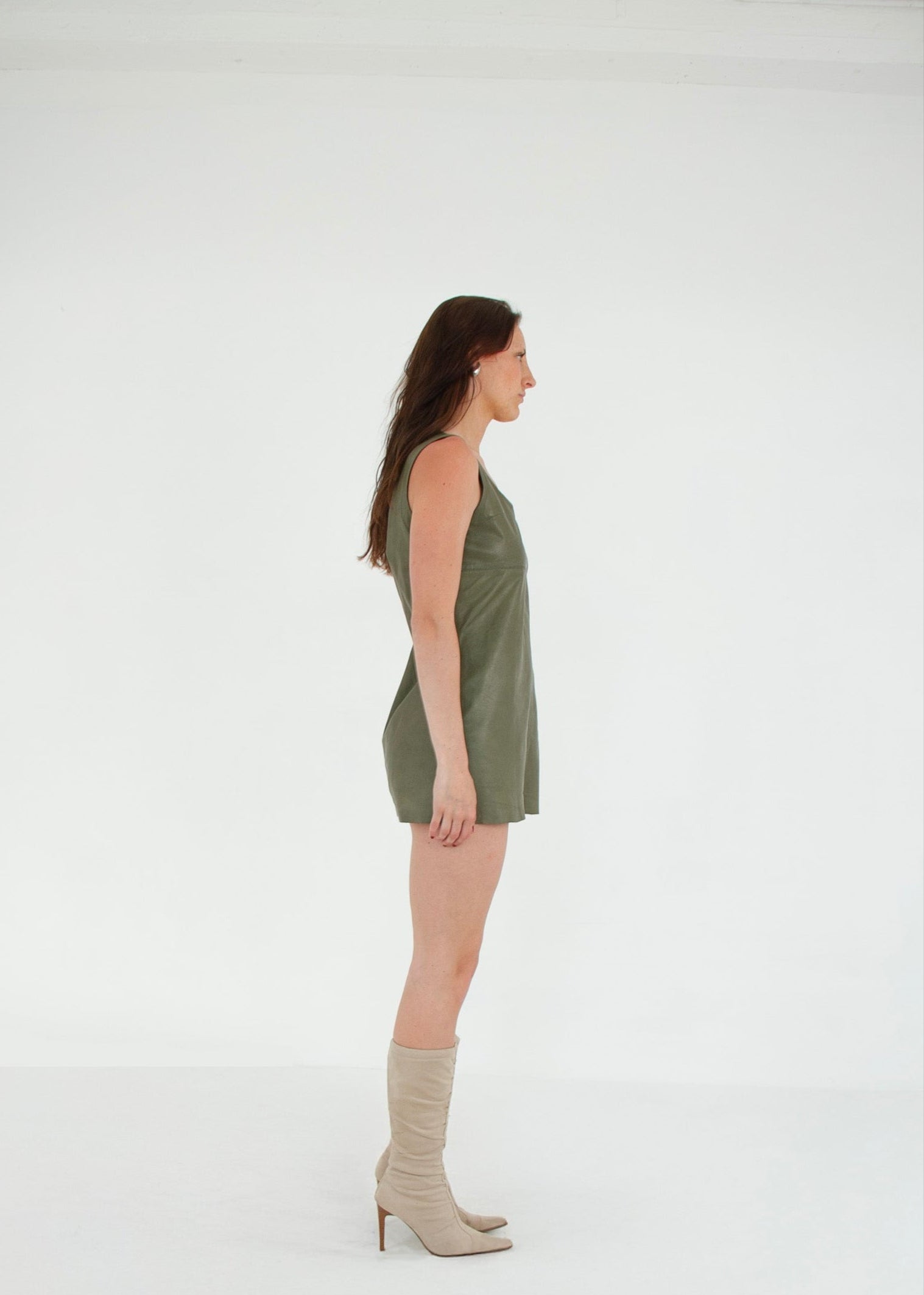 The Mini Dress BUD right leather 76cm