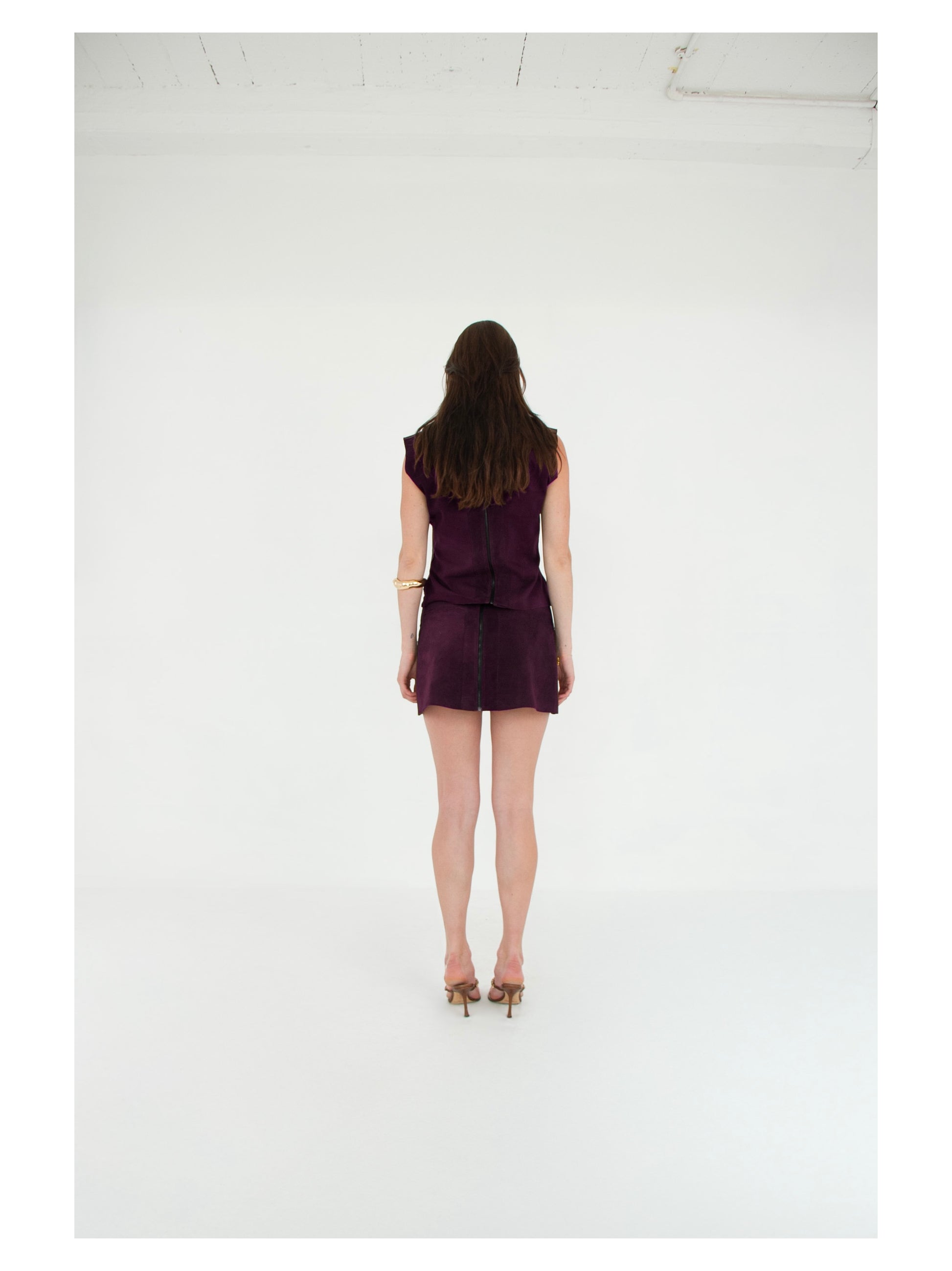 The Tunic Top HAZE back suede