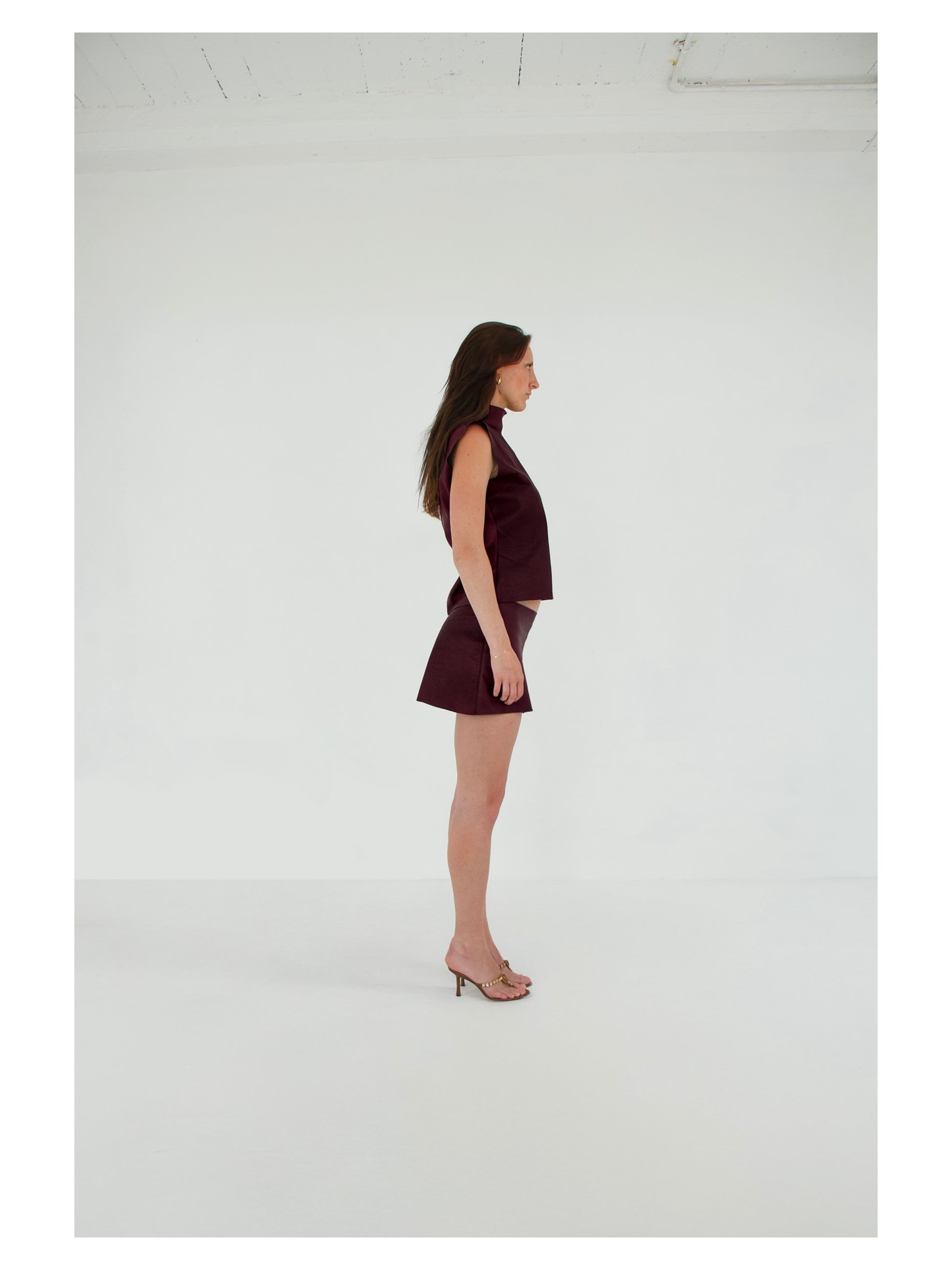 The Tunic Top HAZE right leather