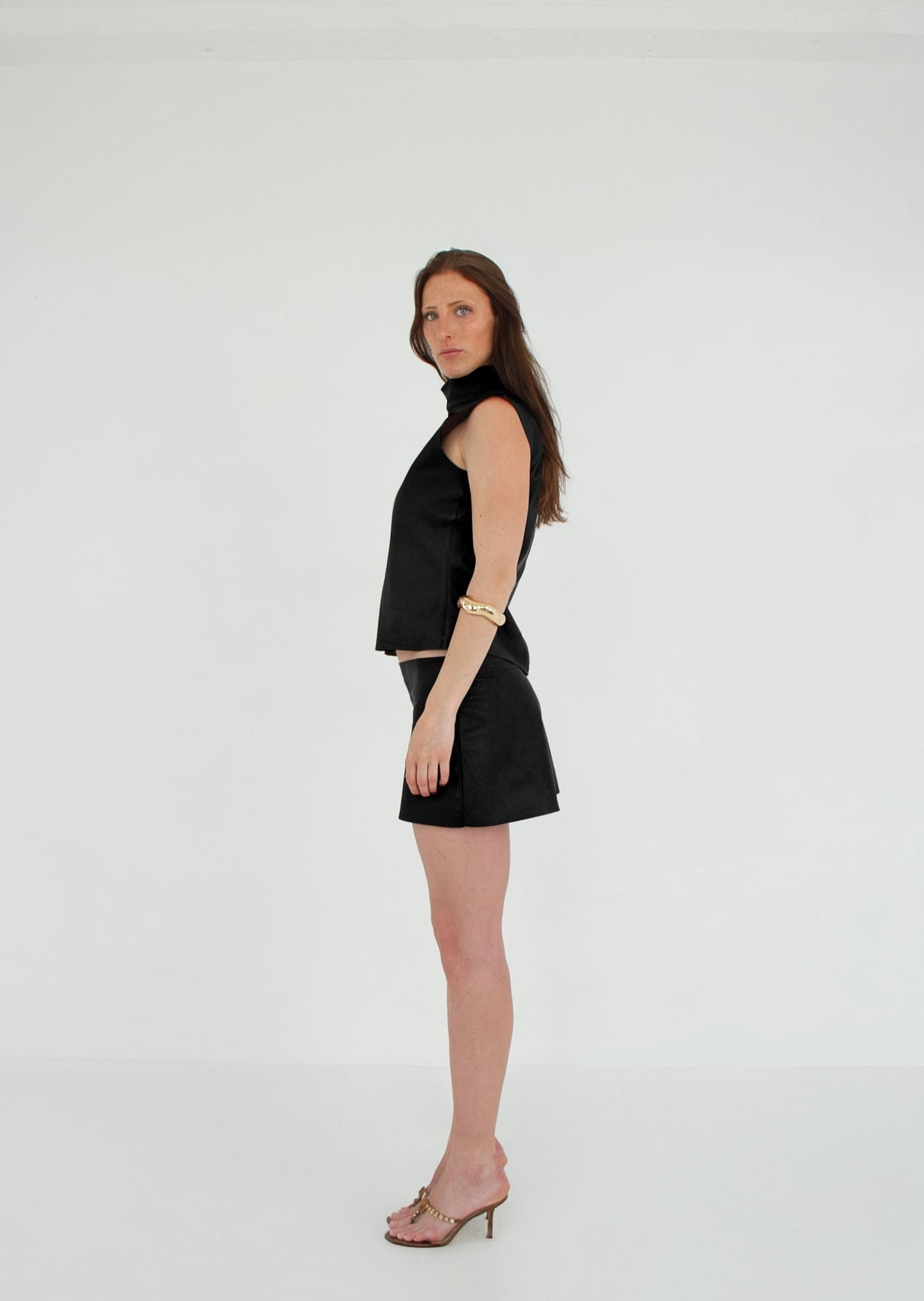 The Tunic Top ONYX left leather